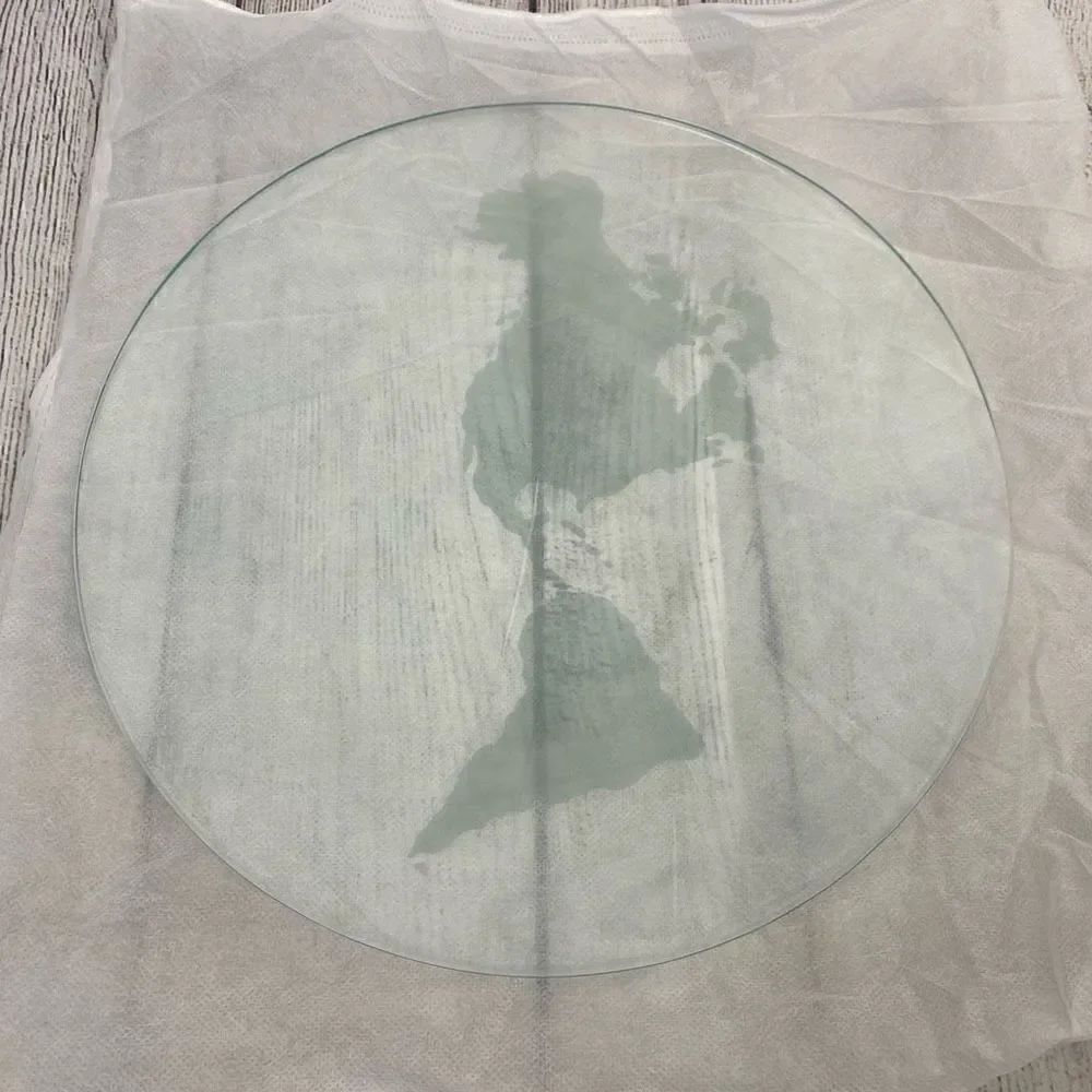Vintage North and South America glass plate 11”